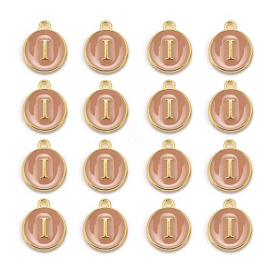 Golden Plated Alloy Enamel Charms LS-ENAM-S118-06I-1