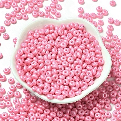 Baking Paint Luster Glass Seed Beads X1-SEED-B001-04A-01-1