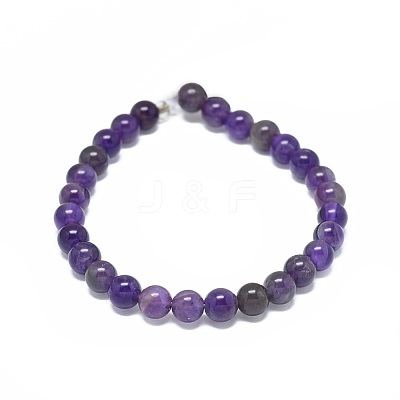 Natural Amethyst Beads Strands G-G791-11-A01-1