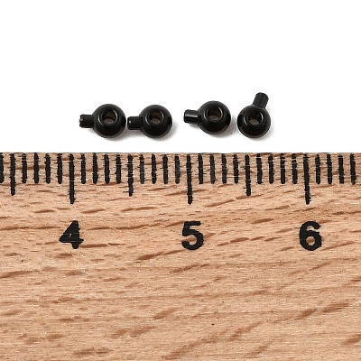 304 Stainless Steel Crimp Beads STAS-G361-02B-1