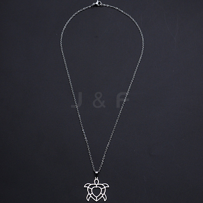 Non-Tarnish 201 Stainless Steel Pendants Necklaces LS-NJEW-S105-JN714-45-1-1