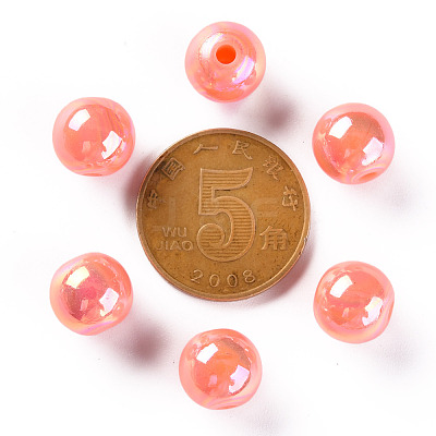 Opaque Acrylic Beads MACR-S370-D10mm-SS2109-1