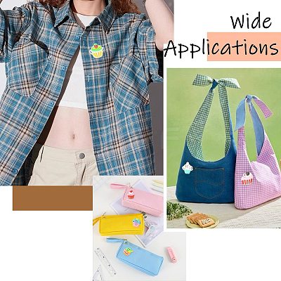 16Pcs PVC Ice Cream Lapel Pin Backs for Backpack Clothes JEWB-CJC0022-014A-1