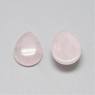 Natural Rose Quartz Cabochons G-R417-13x18-48-1