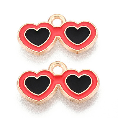 Beach Theme Alloy Enamel Pendants ENAM-T022-33N-1