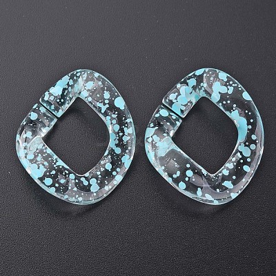 Transparent Acrylic Linking Rings OACR-N009-015A-B08-1