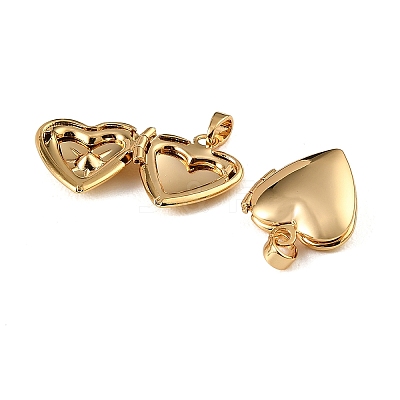 Brass Crystal Rhinestone Locket Pendants KK-CBA7157-07G-1