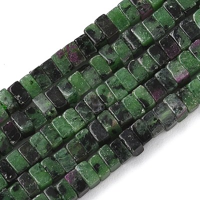 Natural Ruby in Zoisite Beads Strands G-A280-C09-01-1