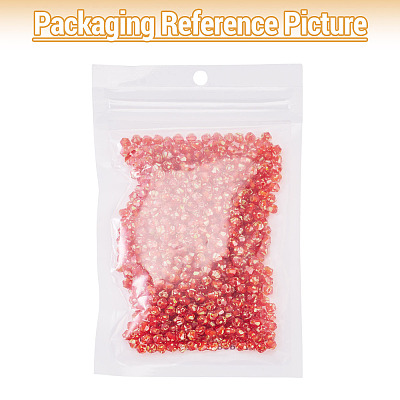 Picasso Baking Paint Glass Seed Beads SEED-TA0001-62H-1