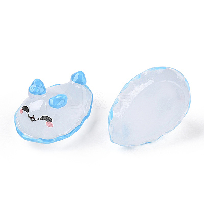 Resin Decoden Cabochons RESI-I043-04-1
