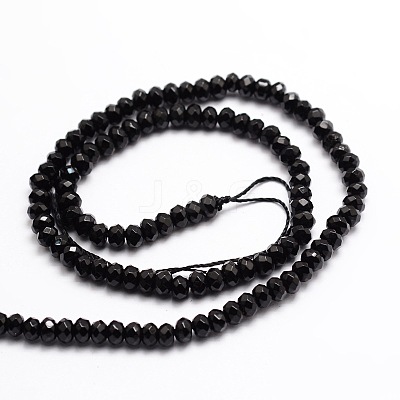 Dyed Natural Malaysia Jade Rondelle Beads Strands X-G-E316-2x4mm-08-1