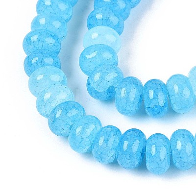 Glass Beads Strands GLAA-N059-5x8mm-06-1