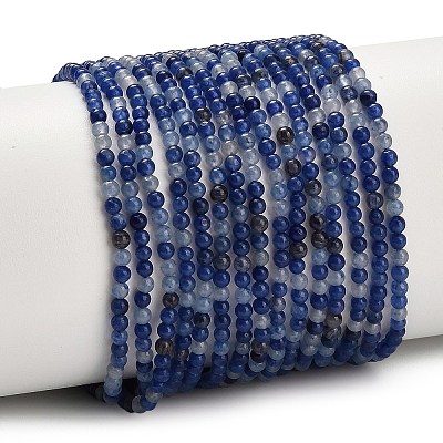 Natural Blue Aventurine Beads Strands G-Z116-A25-2mm-1