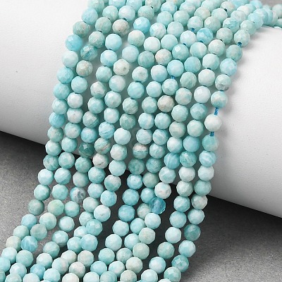 Natural Amazonite Beads Strands G-F619-26-3mm-1