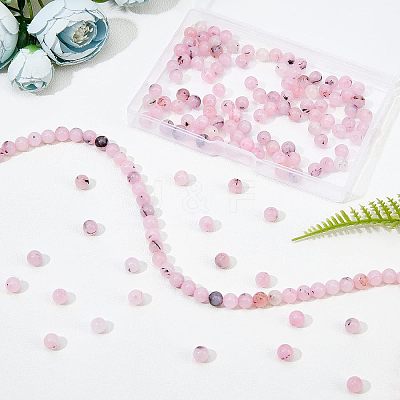 3 Strands Natural Cherry Blossom Jasper Beads Strands G-OC0002-46-1