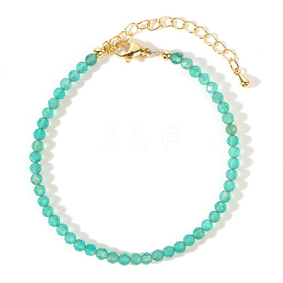 Natural Green Aventurine Beaded Bracelets for Women UZ0240-1