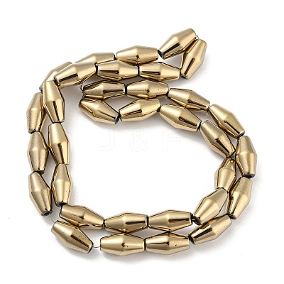 Electroplated Synthetic Magnetic Hematite Beads Strands G-Z032-B01-02-1