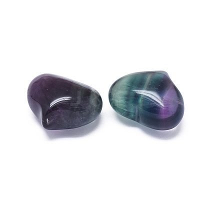 Natural Fluorite Heart Love Stone G-F637-11D-1