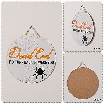 Wooden Pendant Decorations WOOD-CN0001-020B-1