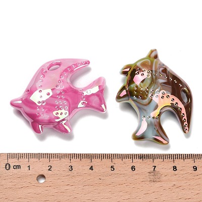 Opaque Acrylic Beads OACR-D315-03A-1