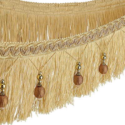 6M Polyester Tassel Lace Trim OCOR-OC0001-51C-1