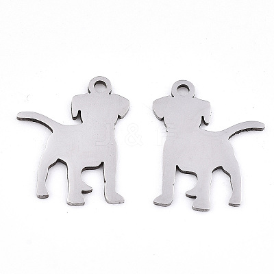 Non-Tarnish 201 Stainless Steel Pendants X-STAS-S081-050-1