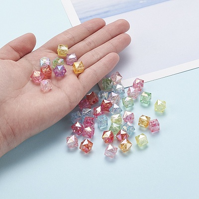 200Pcs Transparent Acrylic Beads TACR-YW0001-23-1