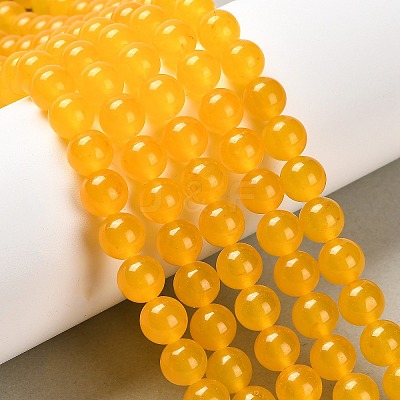 Natural & Dyed Malaysia Jade Bead Strands G-A146-8mm-A03-1