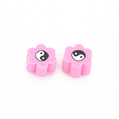 Handmade Polymer Clay Beads CLAY-N008-027D-1