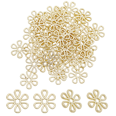 50Pcs Alloy Filigree Joiners Links FIND-GL0001-70-1