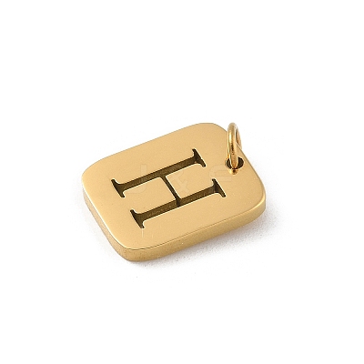 304 Stainless Steel Charms LS-STAS-R001-01G-H-1