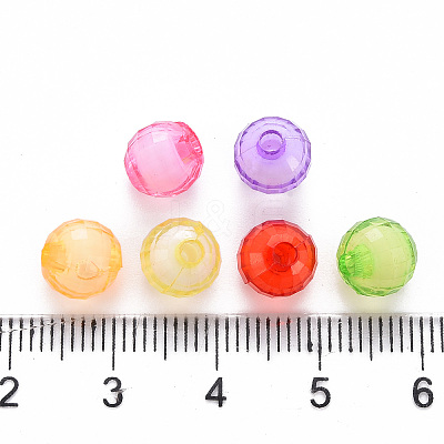 Transparent Acrylic Beads X-TACR-S152-21E-1