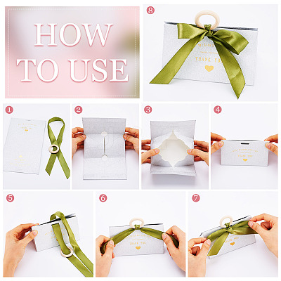 Paper Jewelry Gift Boxes with Bowknot CON-TAC0010-81-1