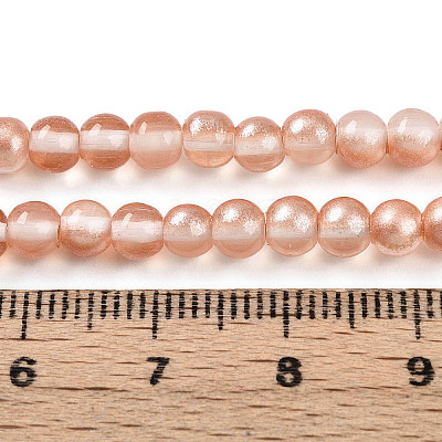 Baking Paint Transparent Glass Beads X1-DGLA-N011-4mm-04-1