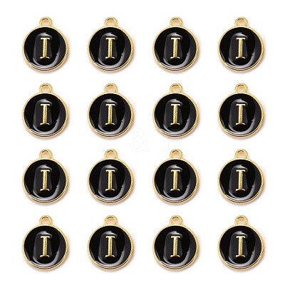 Golden Plated Alloy Charms X-ENAM-S118-02I-1