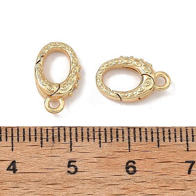 SHEGRACE Brass Micro Pave Clear Cubic Zirconia Spring Gate Rings XGRQ58425-760G-1