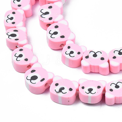 Handmade Polymer Clay Bead Strands CLAY-S096-004-01I-1