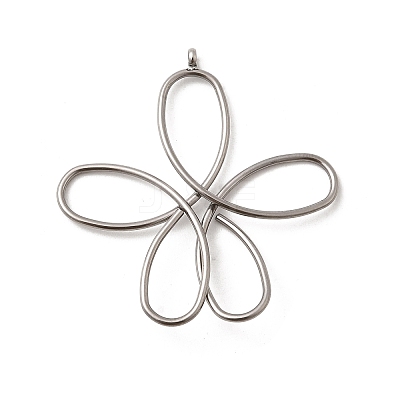 Non-Tarnish 304 Stainless Steel Pendants STAS-C085-02P-1