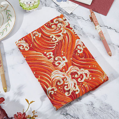 Cotton and Linen Book Covers AJEW-WH0348-447A-1