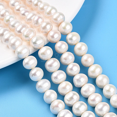 Natural Cultured Freshwater Pearl Beads Strands PEAR-N016-09D-1