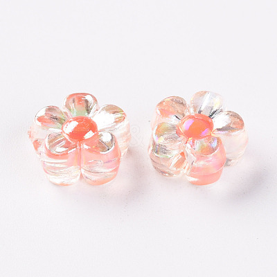 Transparent Acrylic Beads TACR-S152-06B-1