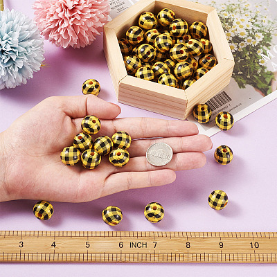 Natural Wooden Beads WOOD-TAC0010-05M-1