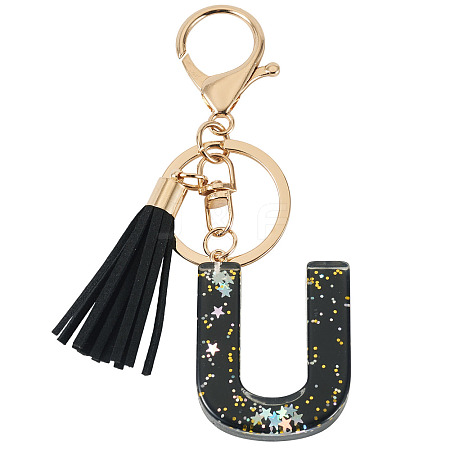 1Pc Resin Letter Keychains KEYC-TADJ0001-09U-1