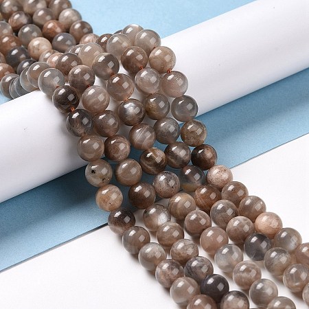 Natural Multi-Moonstone Beads Strands G-I247-14B-01-1