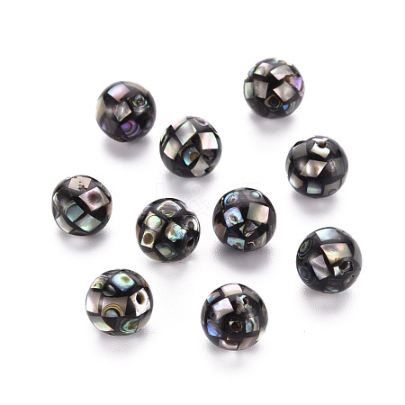 Resin Beads SSHEL-T014-38-8mm-07-1