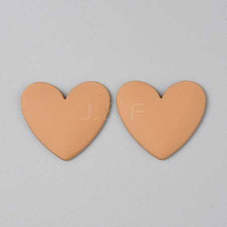 Opaque Resin Cabochons LS-RESI-WH0041-03I-1