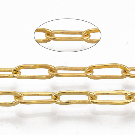 Brass Paperclip Chains CHC-S008-001A-G-1