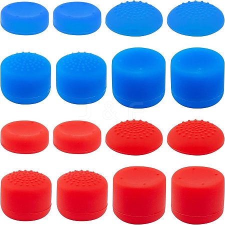 Olycraft 2Set 2 Colors Silicone Replacement Gamepad Button Keycap Set AJEW-OC0002-81A-1