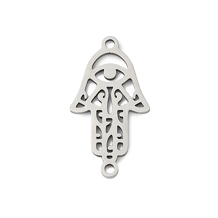 201 Stainless Steel Religion Laser Cut Connector Charms STAS-F316-37P-1