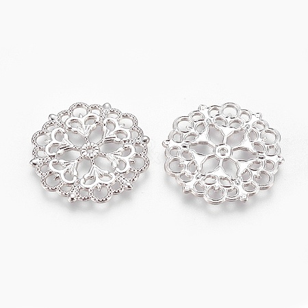 Tibetan Style Filigree Joiners Links LS-TIBE-A11623-P-LF-1